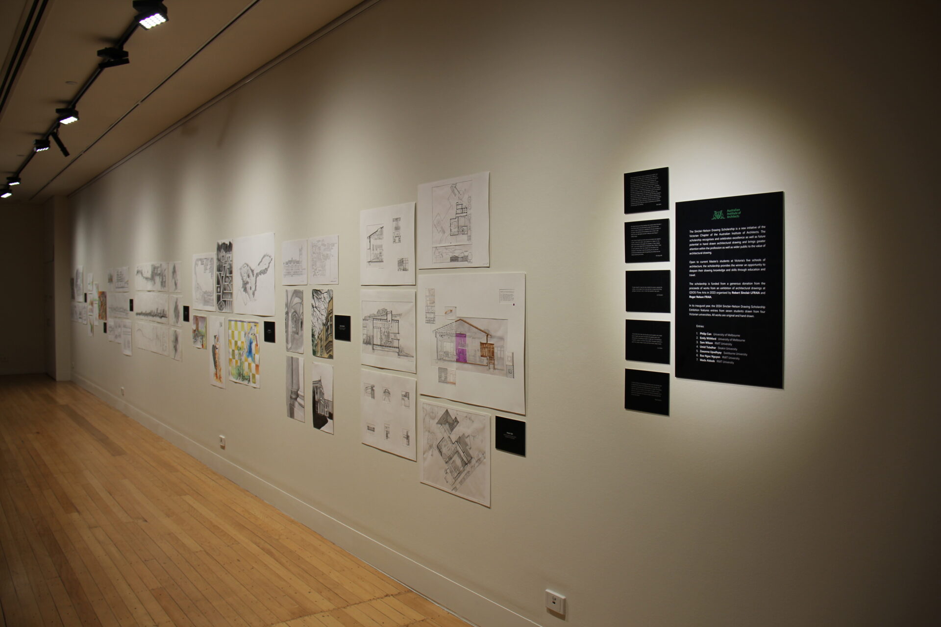 0.-2024 Exhibition wall at City of Melb Gallery