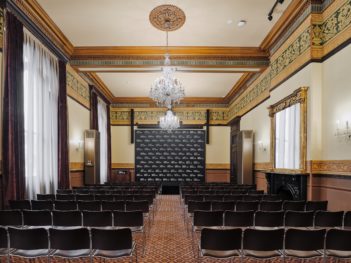 The Lowy Building speaking room