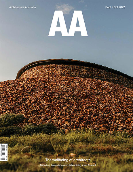 Architecture Australia magazine cover Sep Oct edition 2022