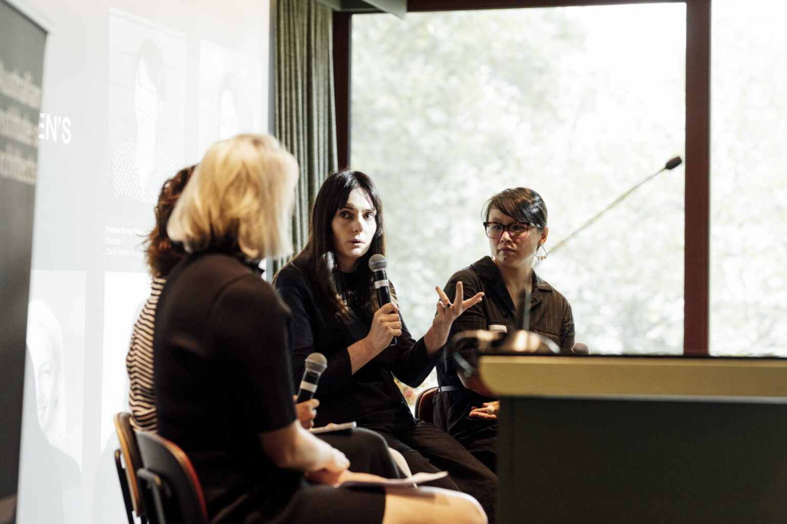 Panel discussion at the AIA Victorian Chapter International Women’s Day breakfast
