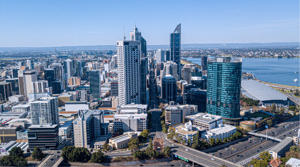 perth city during day